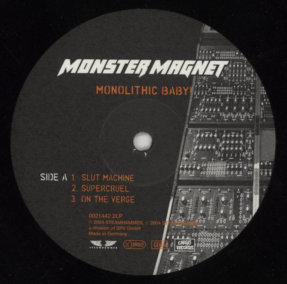 Monster Magnet Monolithic Baby! German 2-LP vinyl record set (Double LP Album) MMG2LMO849817