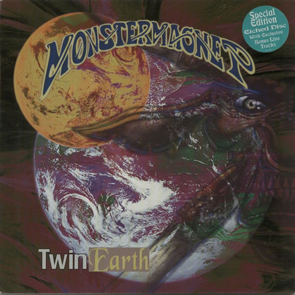 Monster Magnet Twin Earth UK 12" vinyl single (12 inch record / Maxi-single) 580281-1