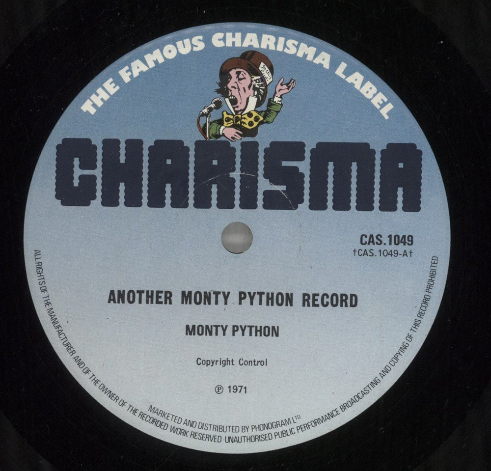 Monty Python Another Monty Python Record - Blue Label UK vinyl LP album (LP record) PYTLPAN746275