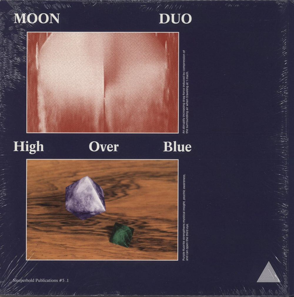 Moon Duo High Over Blue Belgian 12" vinyl single (12 inch record / Maxi-single) SHP#5.1