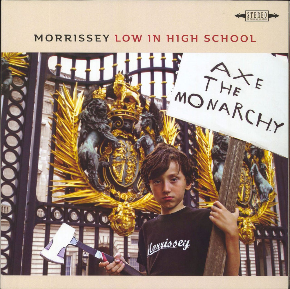 Morrissey Low In High School - Clear Vinyl UK vinyl LP album (LP record) 538337891