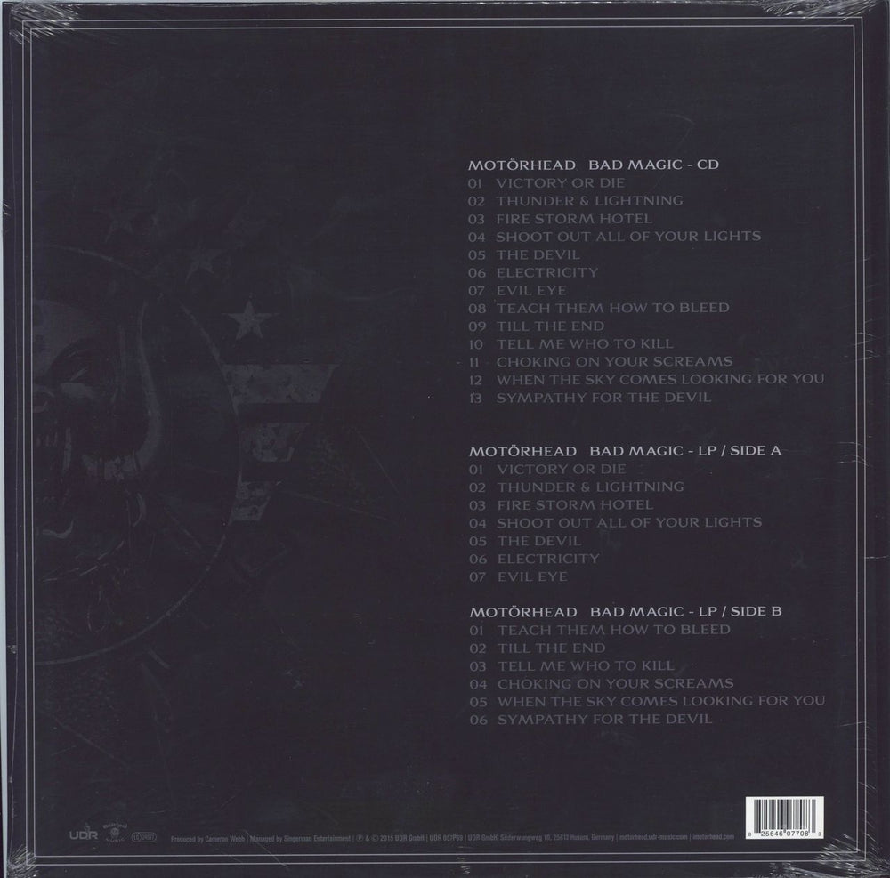 Motorhead Bad Magic + CD - Sealed UK vinyl LP album (LP record) 825646077083