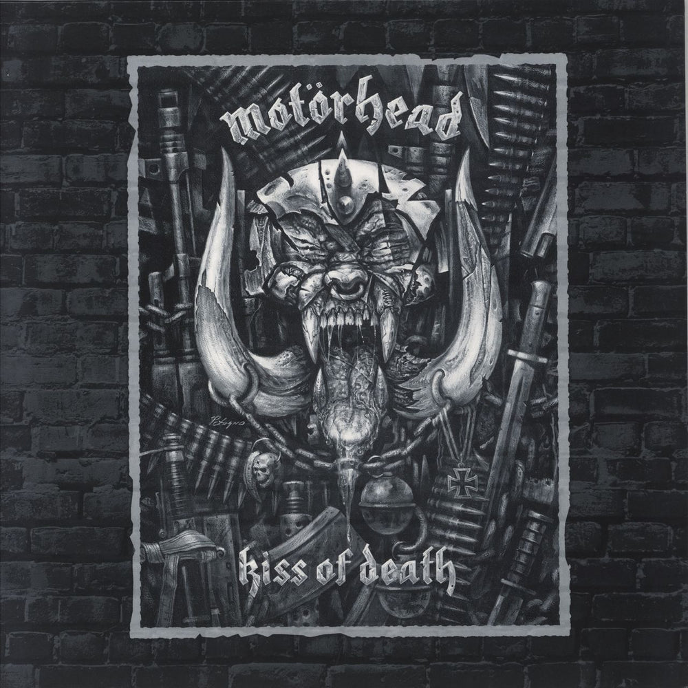 Motorhead Kiss Of Death - Silver Vinyl UK vinyl LP album (LP record) BMGCAT765LPX