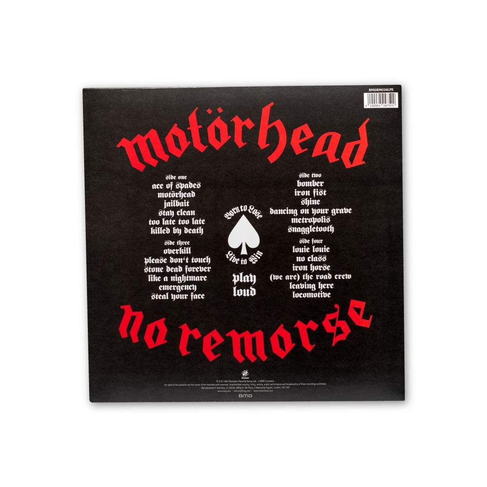 Motorhead No Remorse - Z2 Exclusive White Vinyl | Limited to 999 Worldwide - Sealed UK 2-LP vinyl record set (Double LP Album)