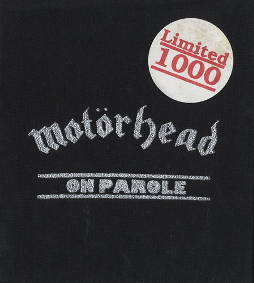 Motorhead On Parole - Limited Edition US CD album (CDLP) CDLL-57666