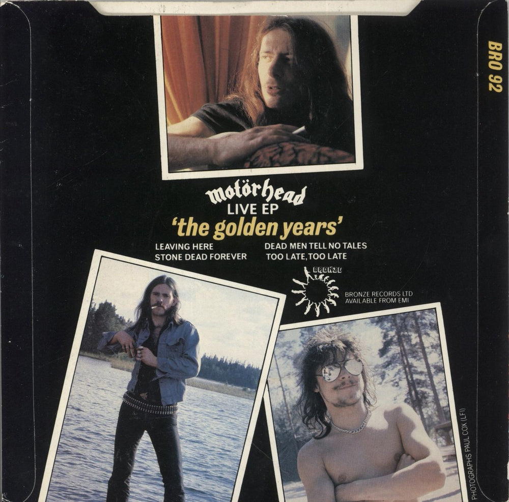 Motorhead The Golden Years Live EP - 4pr + p/s UK 7" vinyl single (7 inch record / 45)