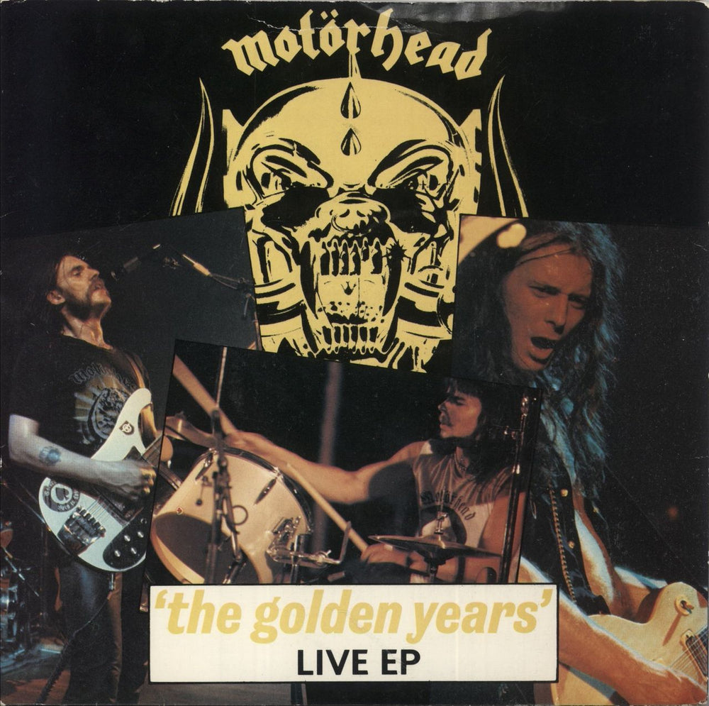 Motorhead The Golden Years Live EP - 4pr + p/s UK 7" vinyl single (7 inch record / 45) BRO92