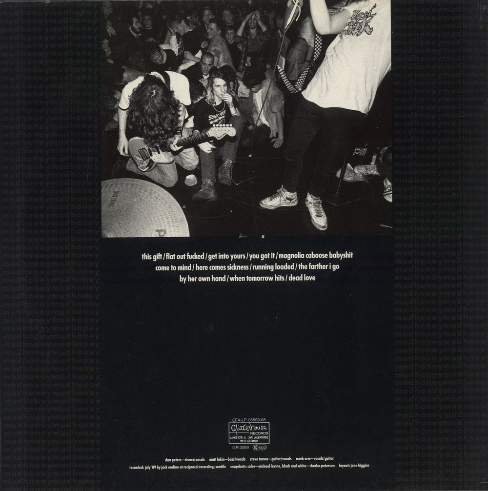 Mudhoney Mudhoney German vinyl LP album (LP record)