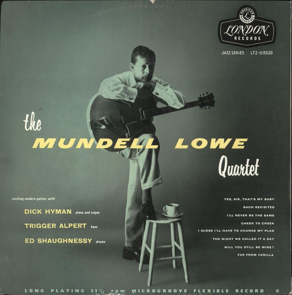 Mundell Lowe The Mundell Lowe Quartet UK vinyl LP album (LP record) LTZ-U15020