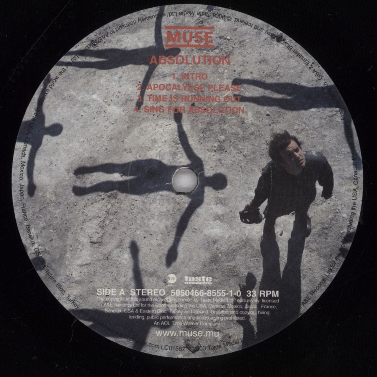 Muse Absolution UK 2-LP vinyl record set (Double LP Album) USE2LAB623128