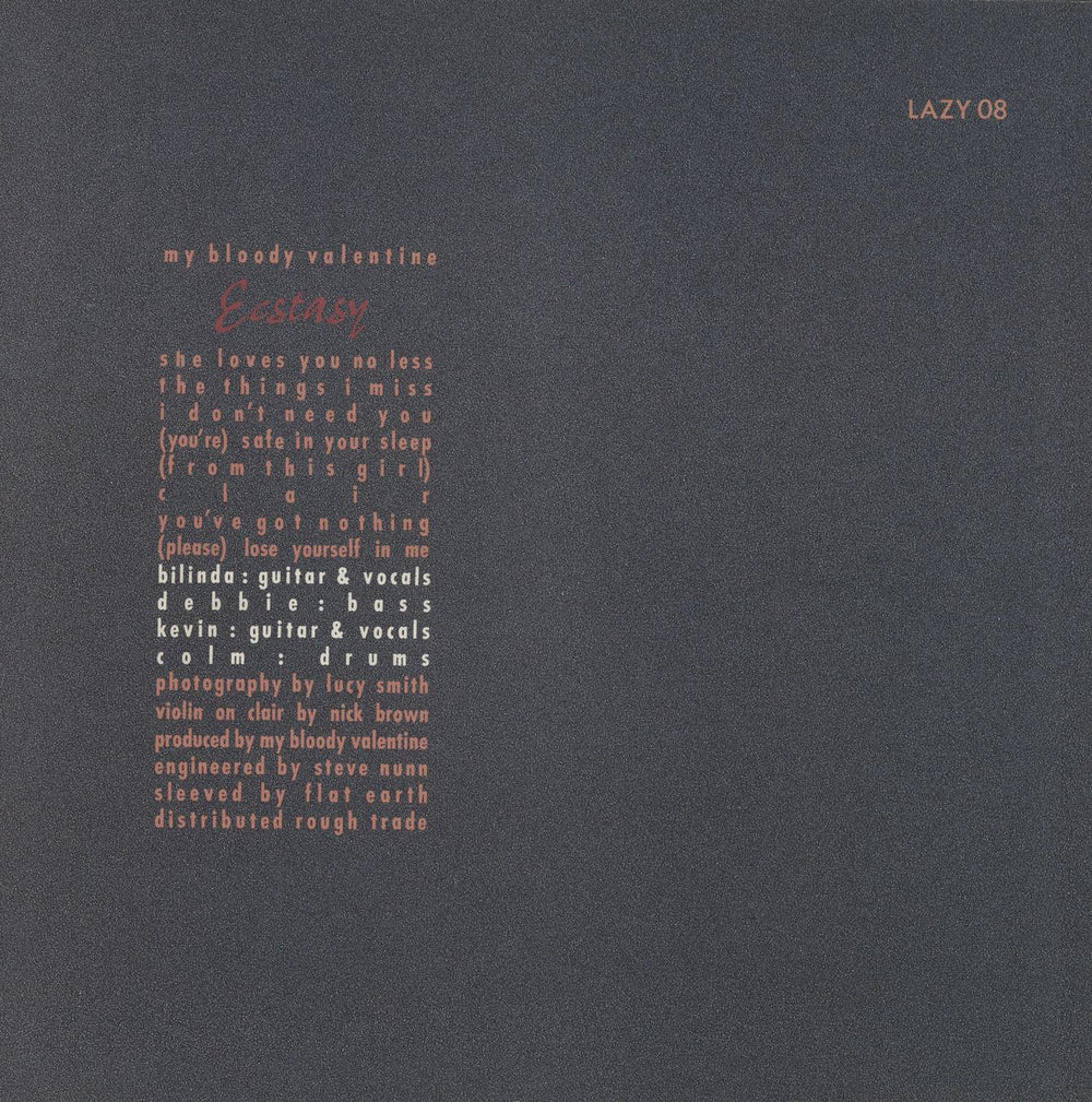My Bloody Valentine Ecstasy - Mini LP UK vinyl LP album (LP record)