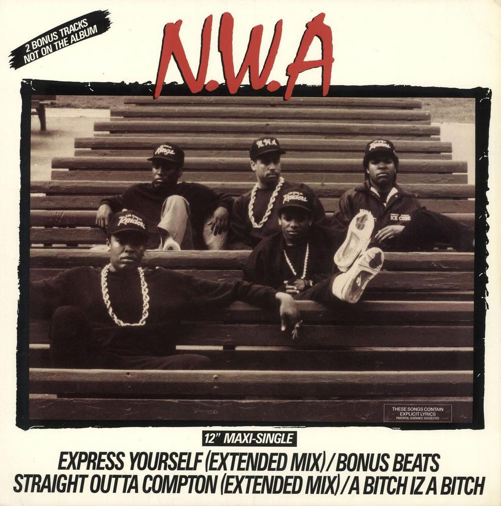 N.W.A. Express Yourself US 12" vinyl single (12 inch record / Maxi-single) VL7207