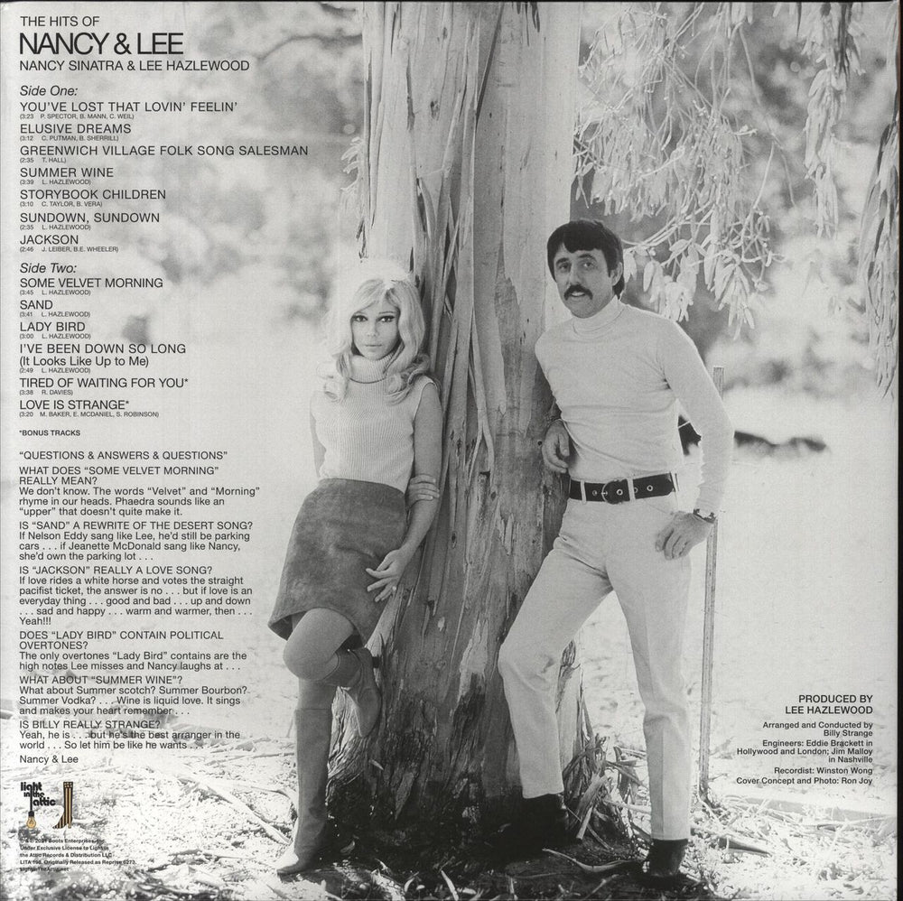 Nancy Sinatra & Lee Hazlewood Nancy & Lee UK vinyl LP album (LP record) 826853019811