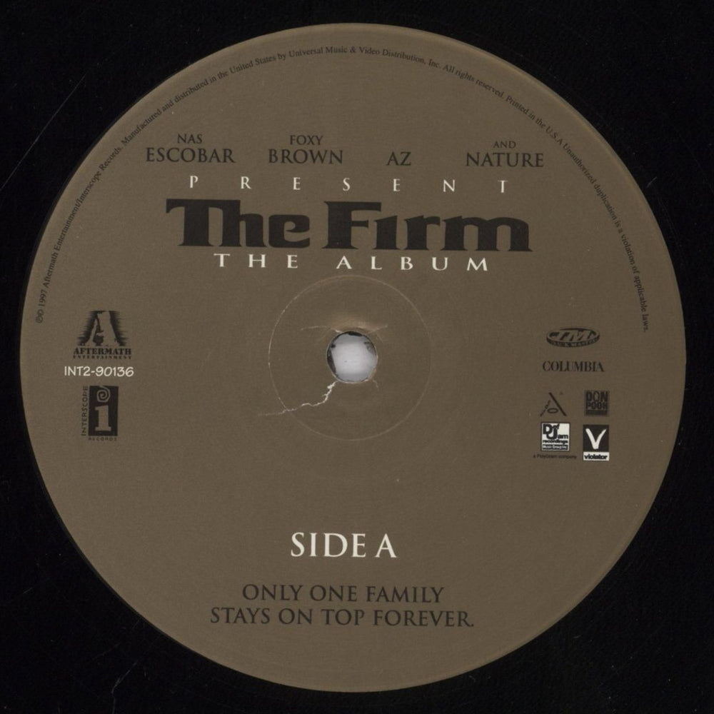 Nas The Firm - The Album - VG US 2-LP vinyl record set (Double LP Album) N-S2LTH835830