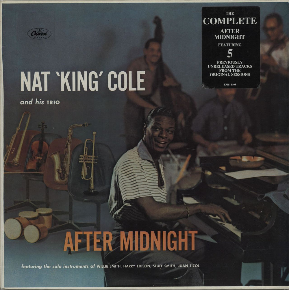 Nat King Cole After Midnight - Stickered sleeve UK vinyl LP album (LP record) EMS1103