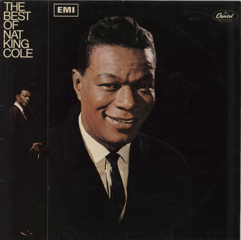 Nat King Cole The Best Of - peach label UK vinyl LP album (LP record) ST21139