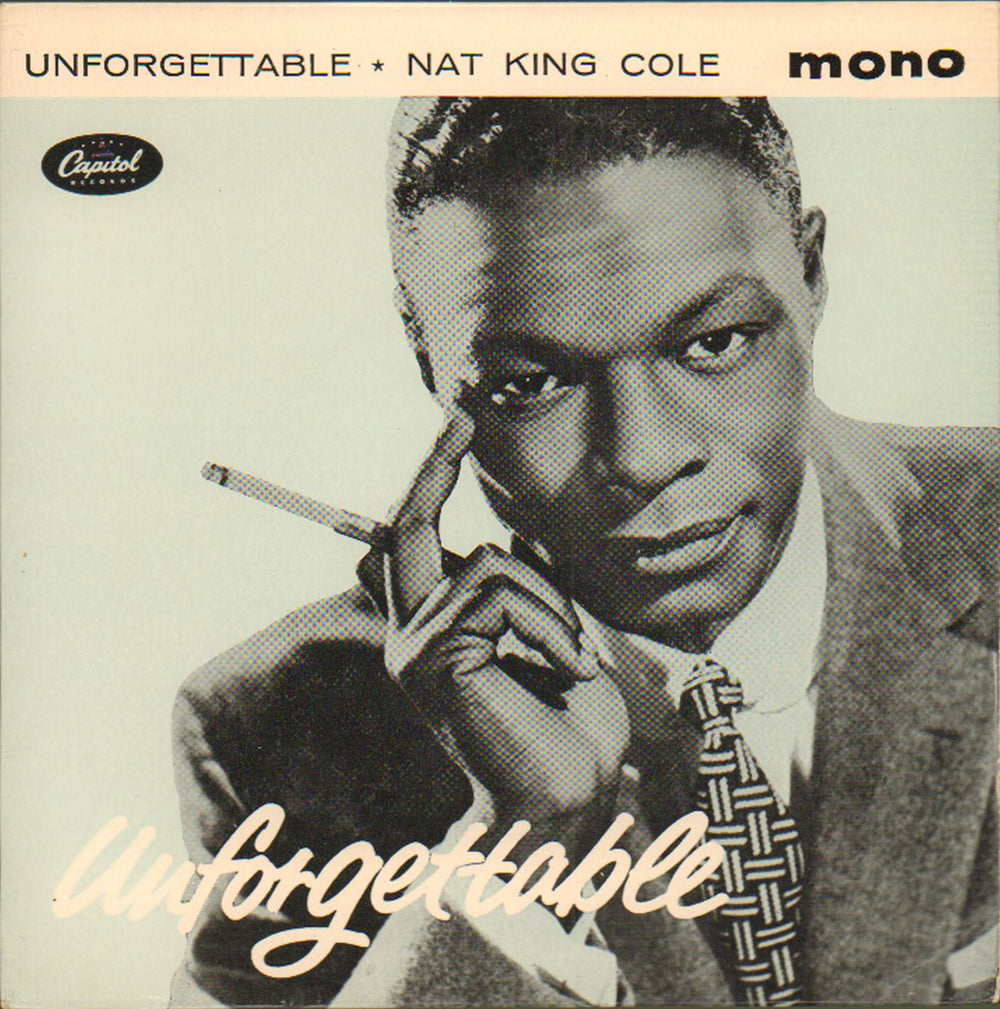 Nat King Cole Unforgettable EP UK 7" vinyl single (7 inch record / 45) EAP20053