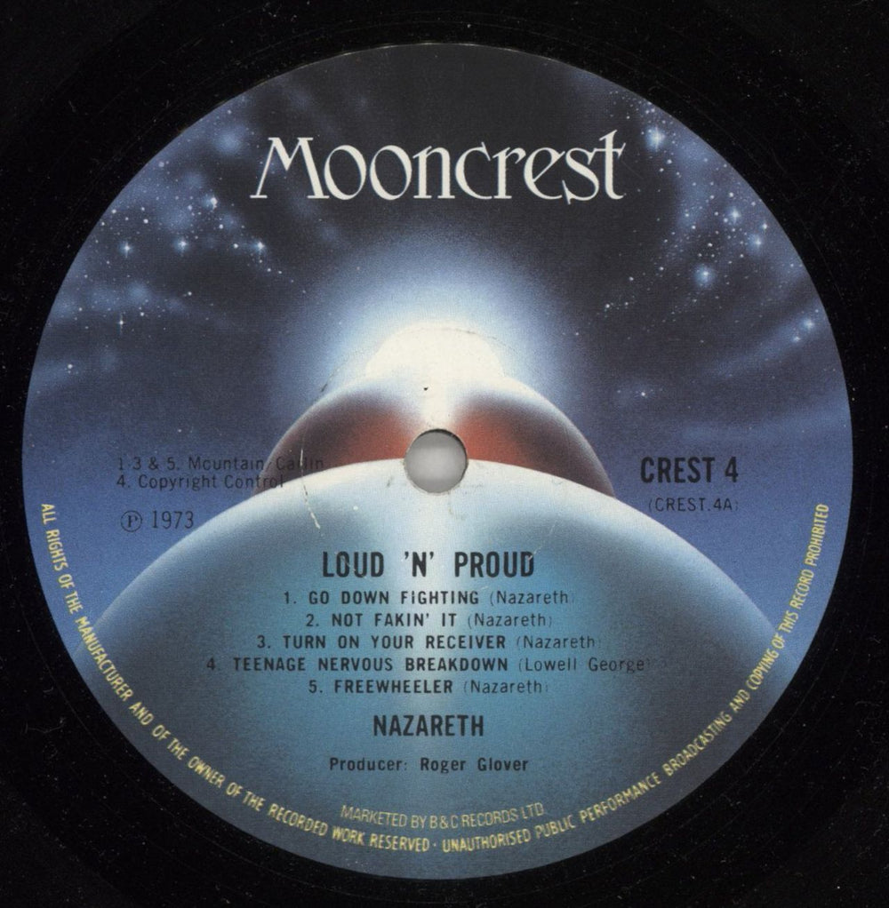 Nazareth Loud 'N' Proud - EX UK vinyl LP album (LP record) NZRLPLO455698