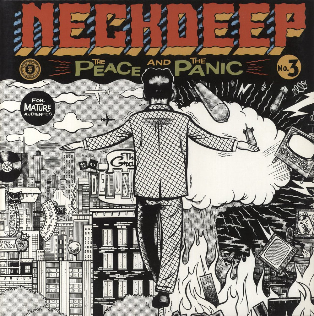 Neck Deep The Peace And The Panic US vinyl LP album (LP record) HR2394-1