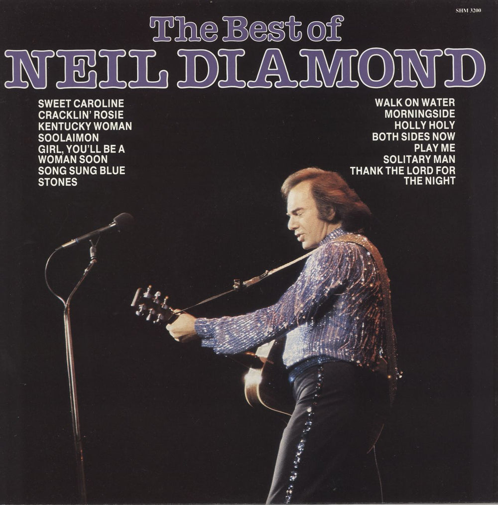 Neil Diamond The Best Of Neil Diamond UK vinyl LP album (LP record) SHM3200