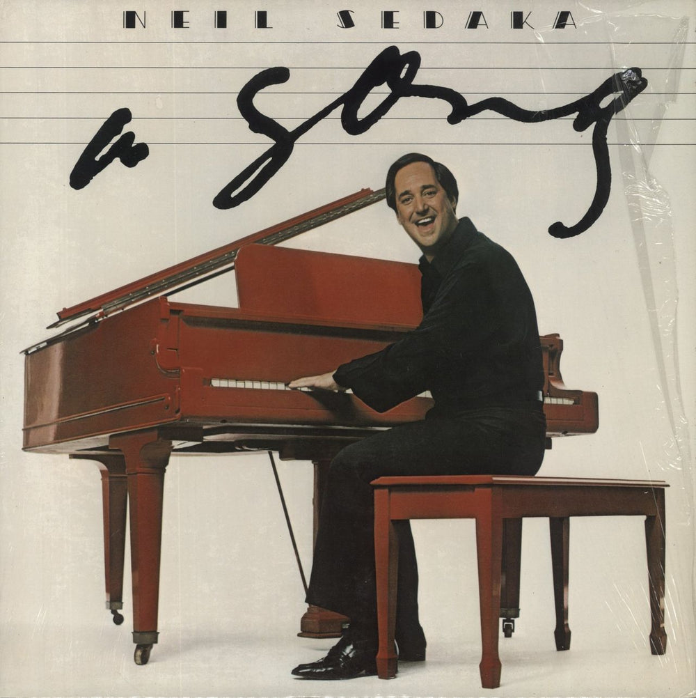 Neil Sedaka A Song - Shrink US vinyl LP album (LP record) 6E-102