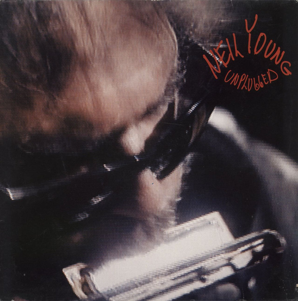 Neil Young Unplugged - EX German vinyl LP album (LP record) 9362-45310-1