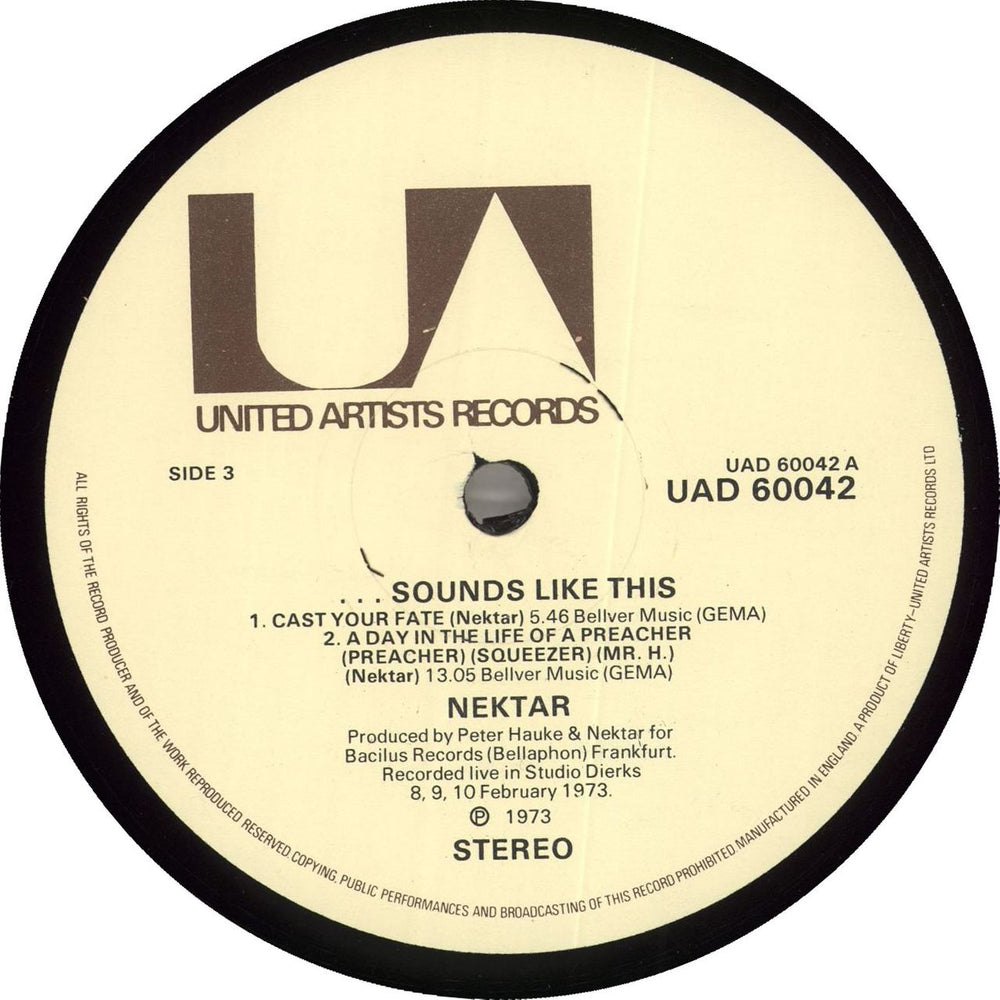 Nektar ... Sounds Like This - EX UK 2-LP vinyl record set (Double LP Album) NEK2LSO422914