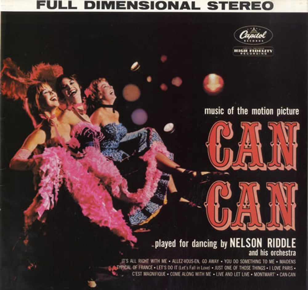 Nelson Riddle Can-Can UK vinyl LP album (LP record) CAPS2400161