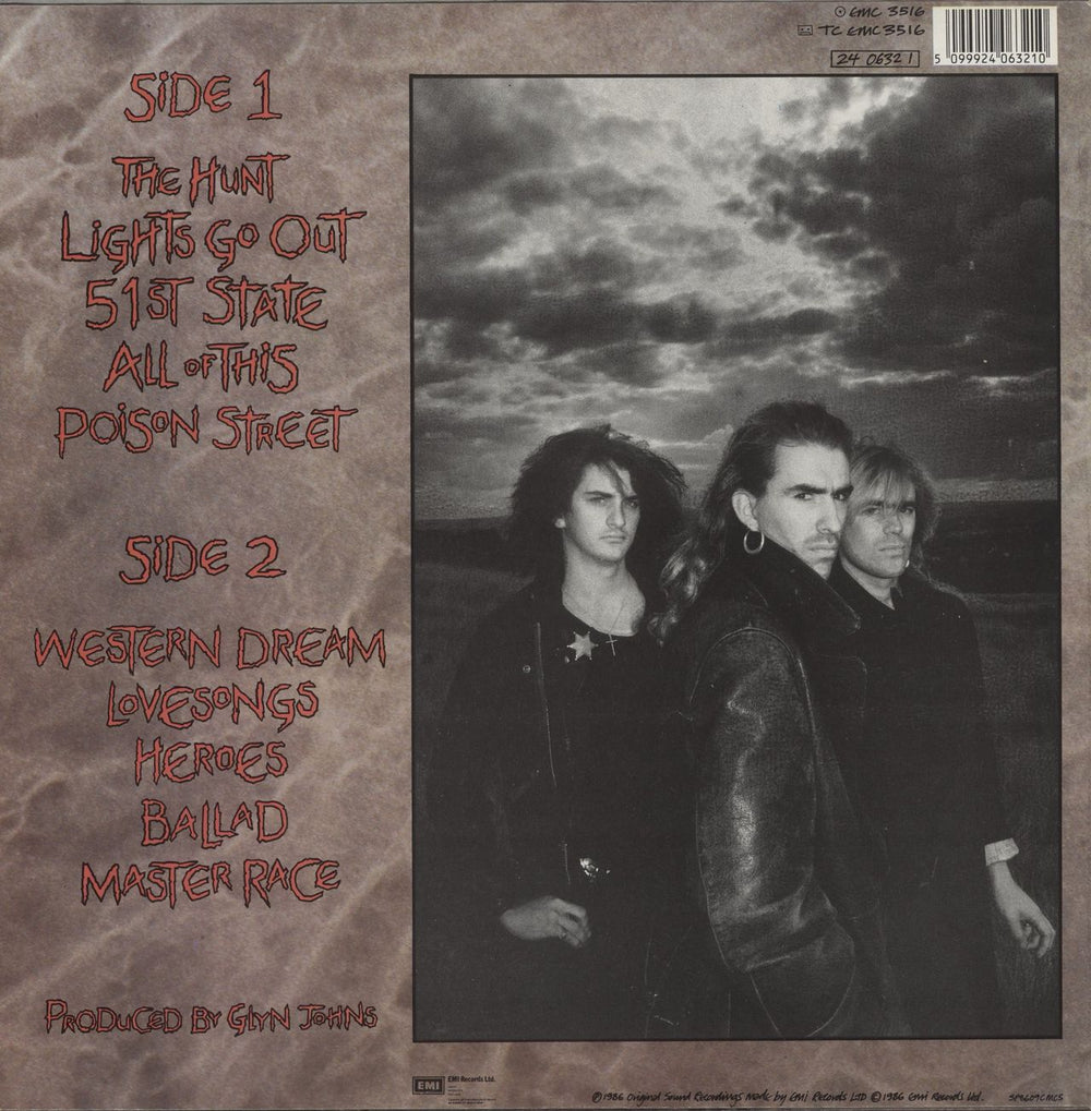 New Model Army The Ghost Of Cain - VG UK vinyl LP album (LP record) 5099924063210