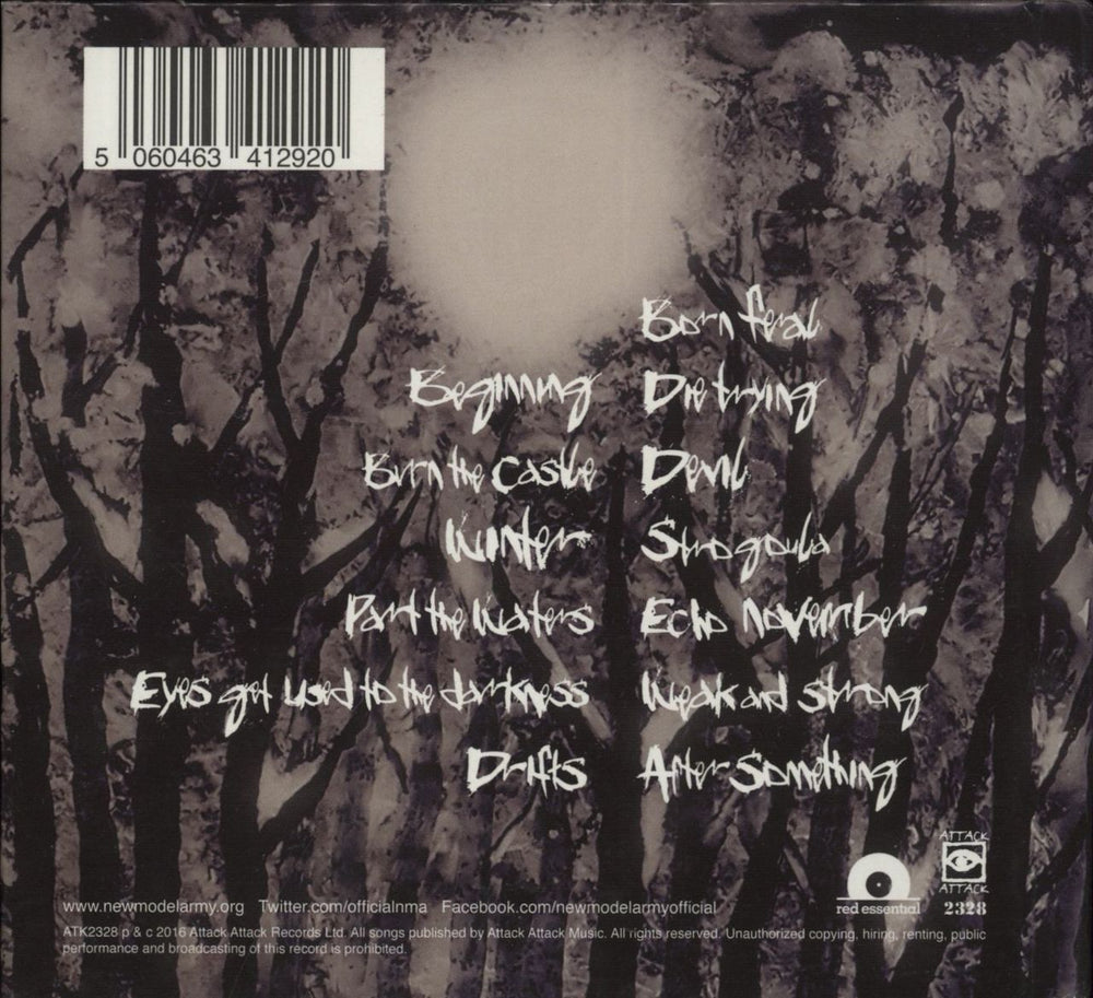 New Model Army Winter UK CD album (CDLP) 5060463412920