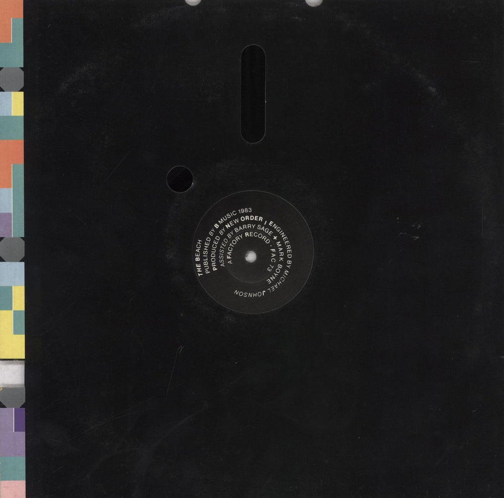 New Order Blue Monday - 3rd - Die-cut - EX UK 12" vinyl single (12 inch record / Maxi-single)