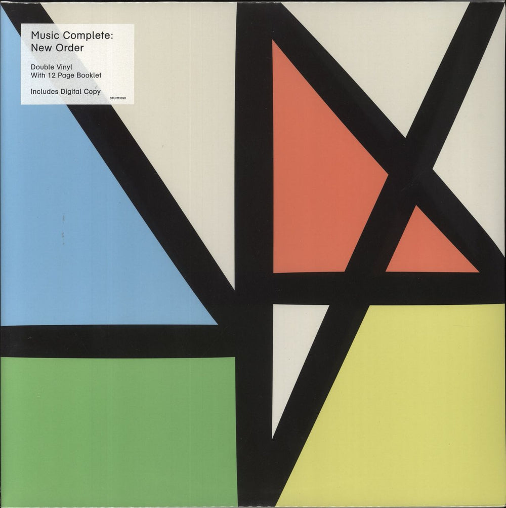 New Order Music Complete UK 2-LP vinyl record set (Double LP Album) LSTUMM390