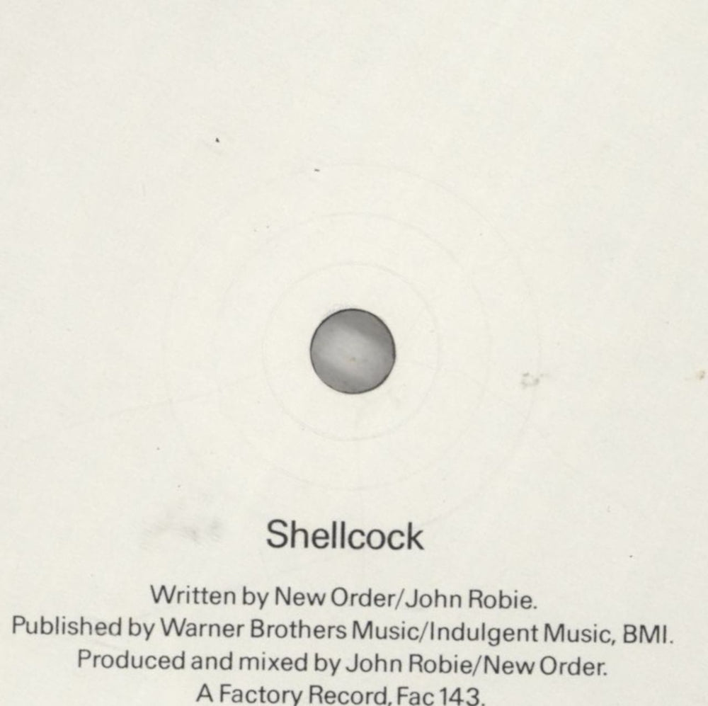 New Order Shellshock - EX UK 12" vinyl single (12 inch record / Maxi-single) NEW12SH44881