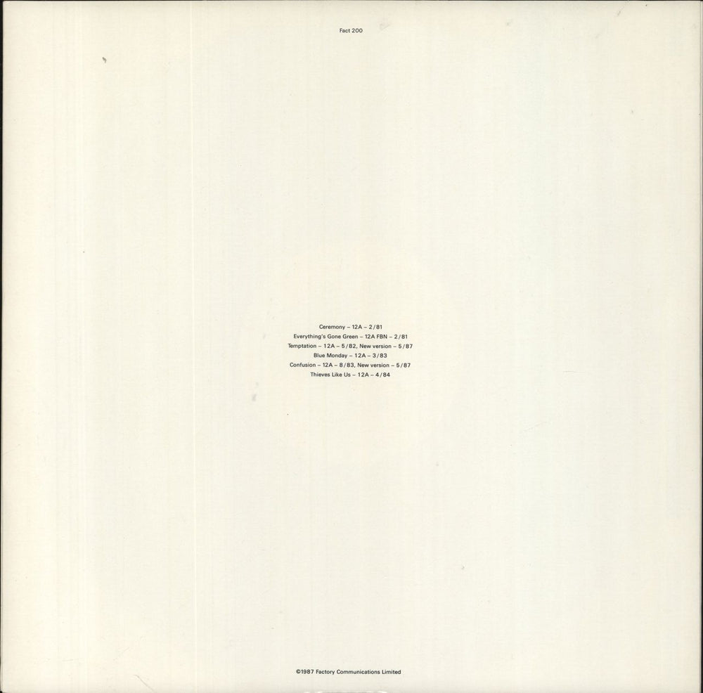New Order Substance - 1st - EX UK 2-LP vinyl record set (Double LP Album) 1987