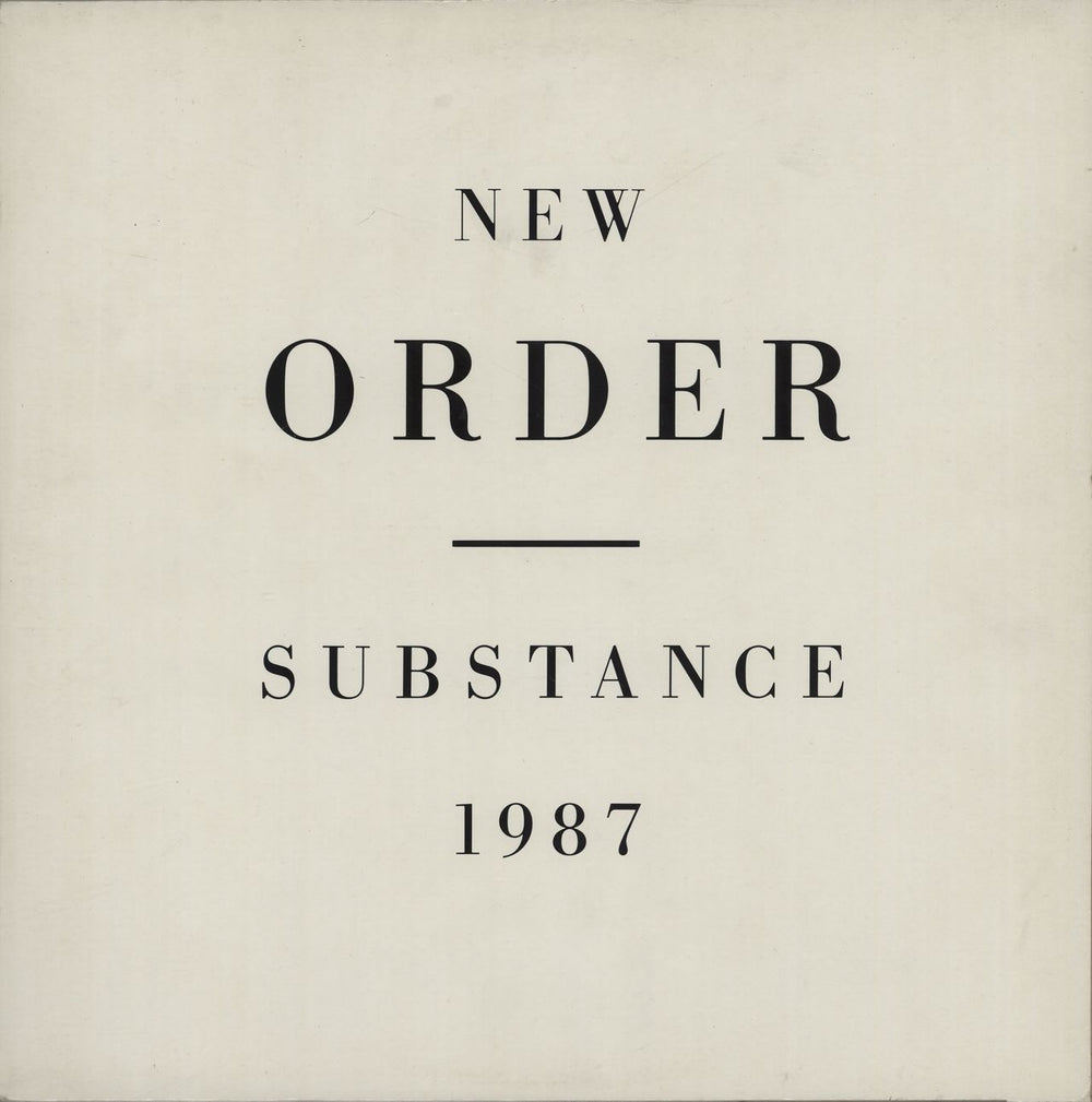 New Order Substance - 2nd - EX UK 2-LP vinyl record set (Double LP Album) FACT200