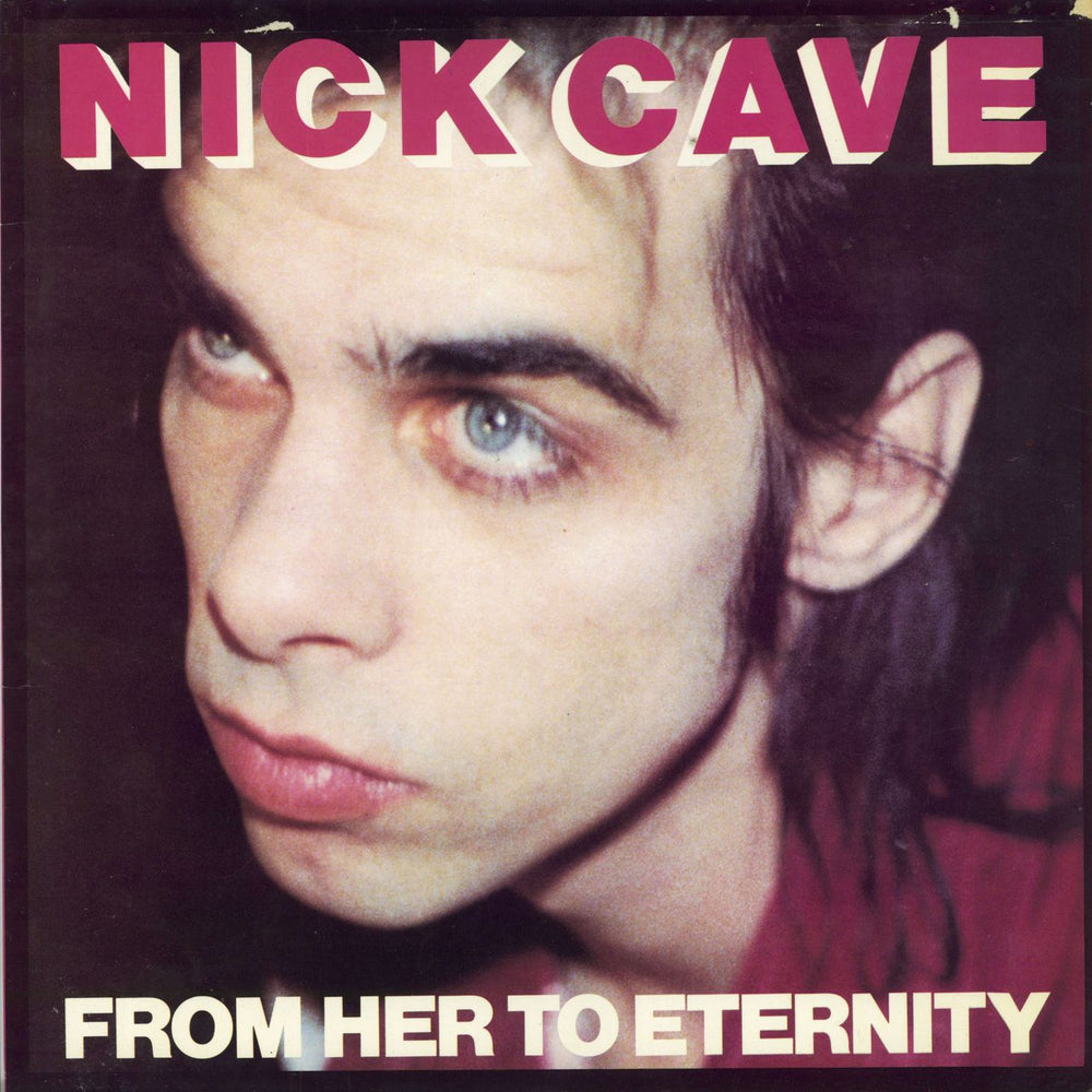 Nick Cave From Her To Eternity-VG sleeve UK vinyl LP album (LP record) STUMM17
