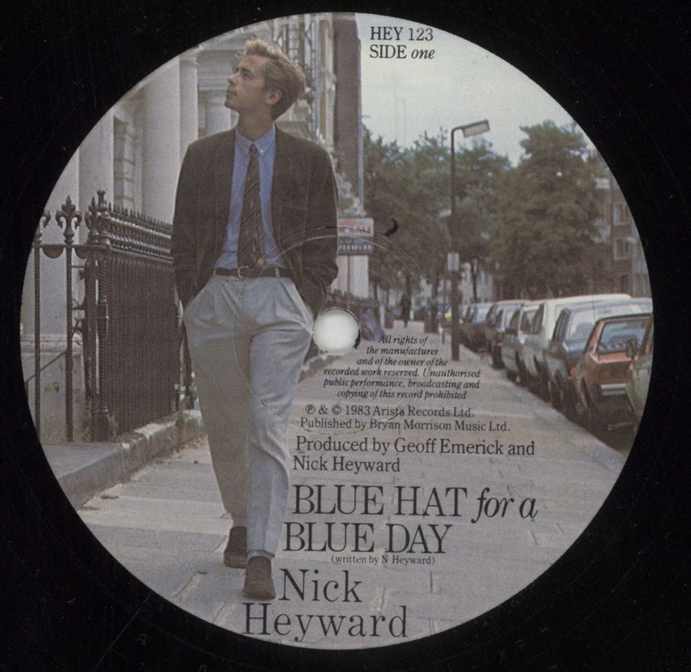 Nick Heyward Blue Hat For A Blue Day UK 12" vinyl single (12 inch record / Maxi-single) N-H12BL116082