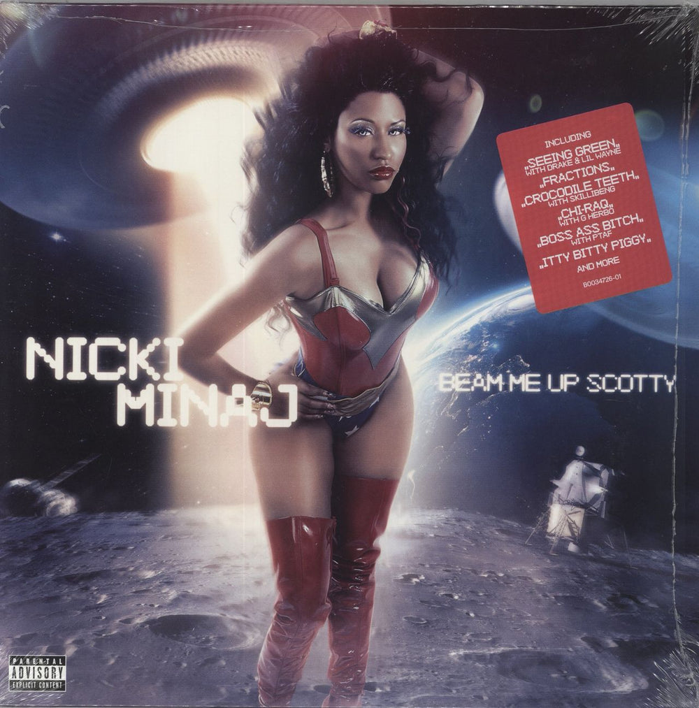 Nicki Minaj Beam Me Up Scotty - Sealed US 2-LP vinyl record set (Double LP Album) B0034726-01