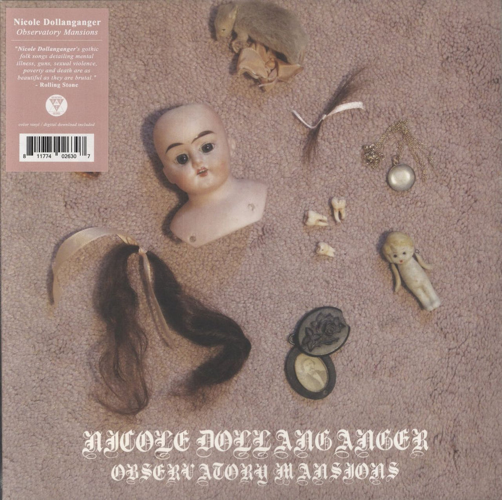 Nicole Dollanganger Observatory Mansions - Pink Opaque Vinyl US vinyl LP album (LP record) RFC158