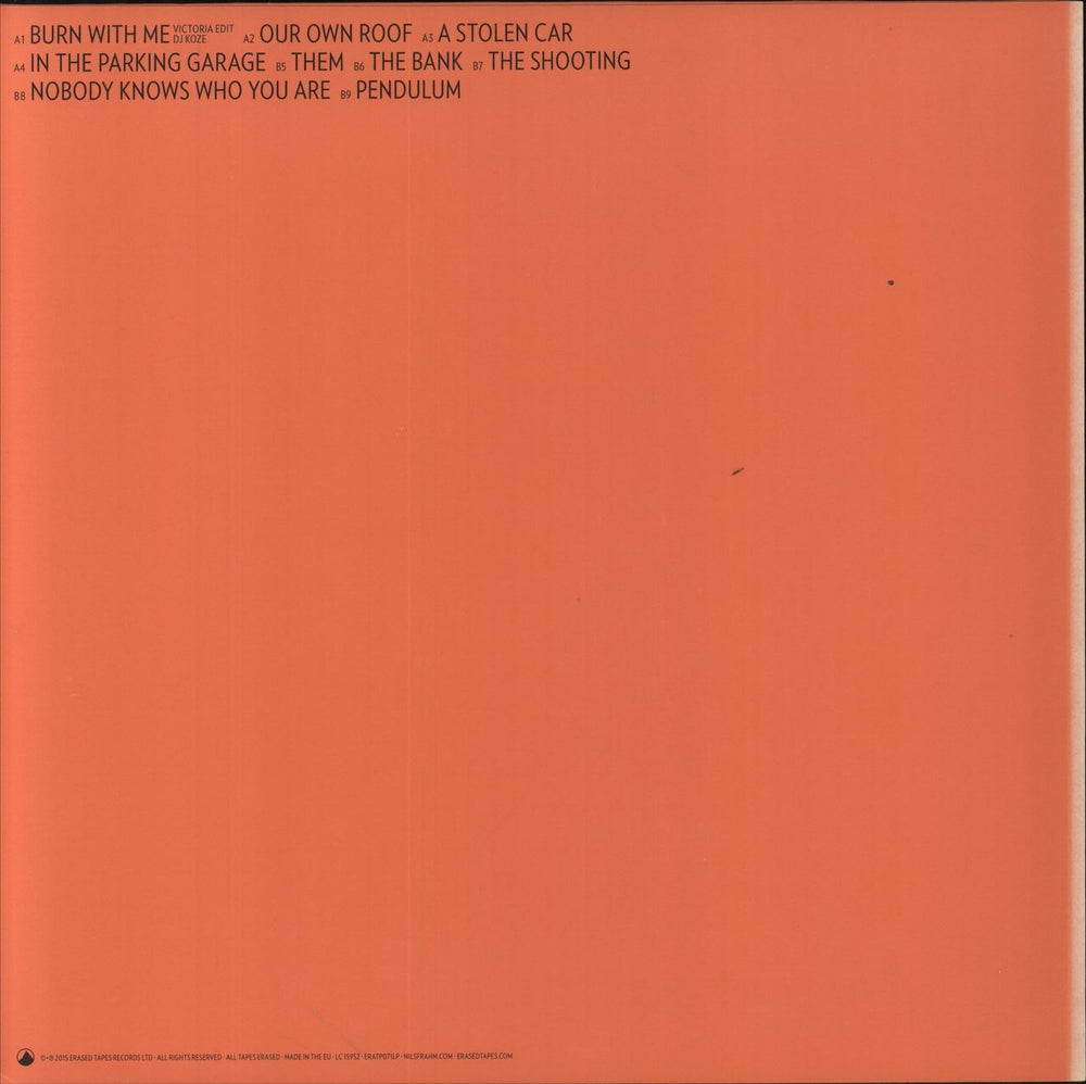 Nils Frahm Victoria [Original Soundtrack] UK vinyl LP album (LP record)