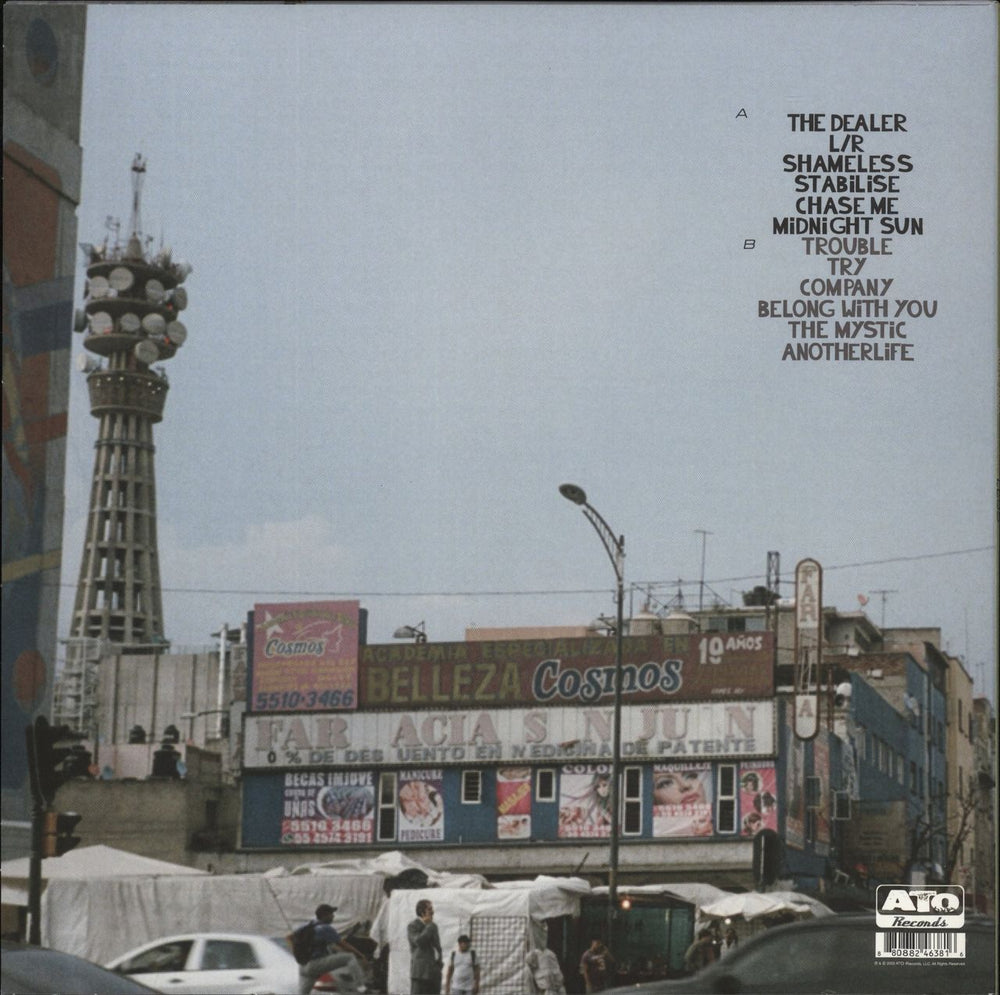 Nilufer Yanya Painless - Blue Cloudy Vinyl - Autographed US vinyl LP album (LP record) 880882463816