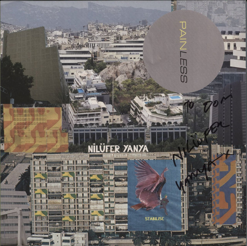Nilufer Yanya Painless - Blue Cloudy Vinyl - Autographed US vinyl LP album (LP record) ATO0594