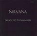 Nirvana (UK) Dedicated To Markos III - 180g Italian vinyl LP album (LP record) GET515