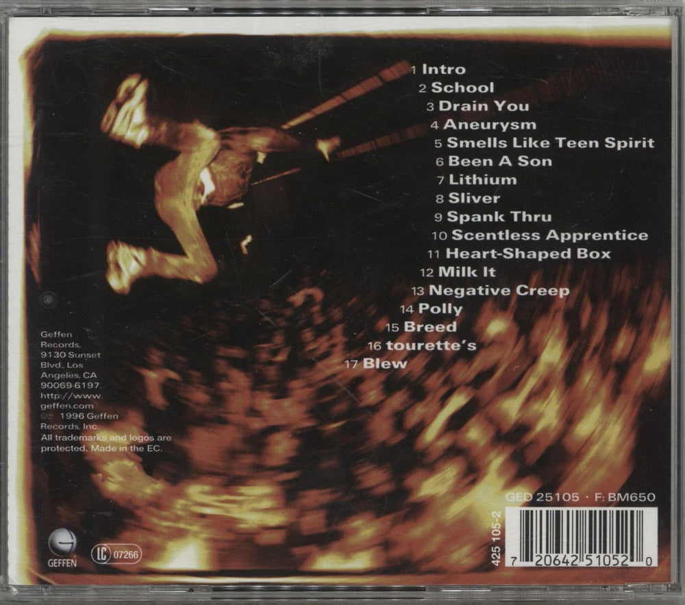 Nirvana (US) From The Muddy Banks Of The Wishkah UK CD album (CDLP) 720642510520