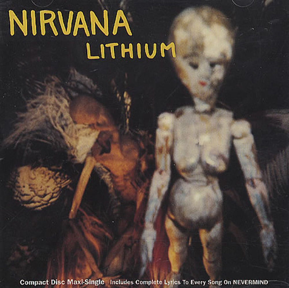 Nirvana (US) Lithium US CD single (CD5 / 5") DGCDM21815