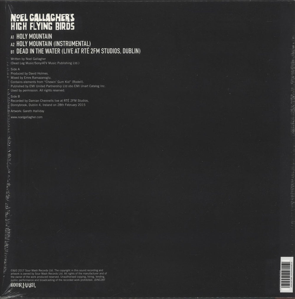 Noel Gallagher Holy Mountain - Orange Vinyl - Shrink UK 12" vinyl single (12 inch record / Maxi-single) 5052945028019