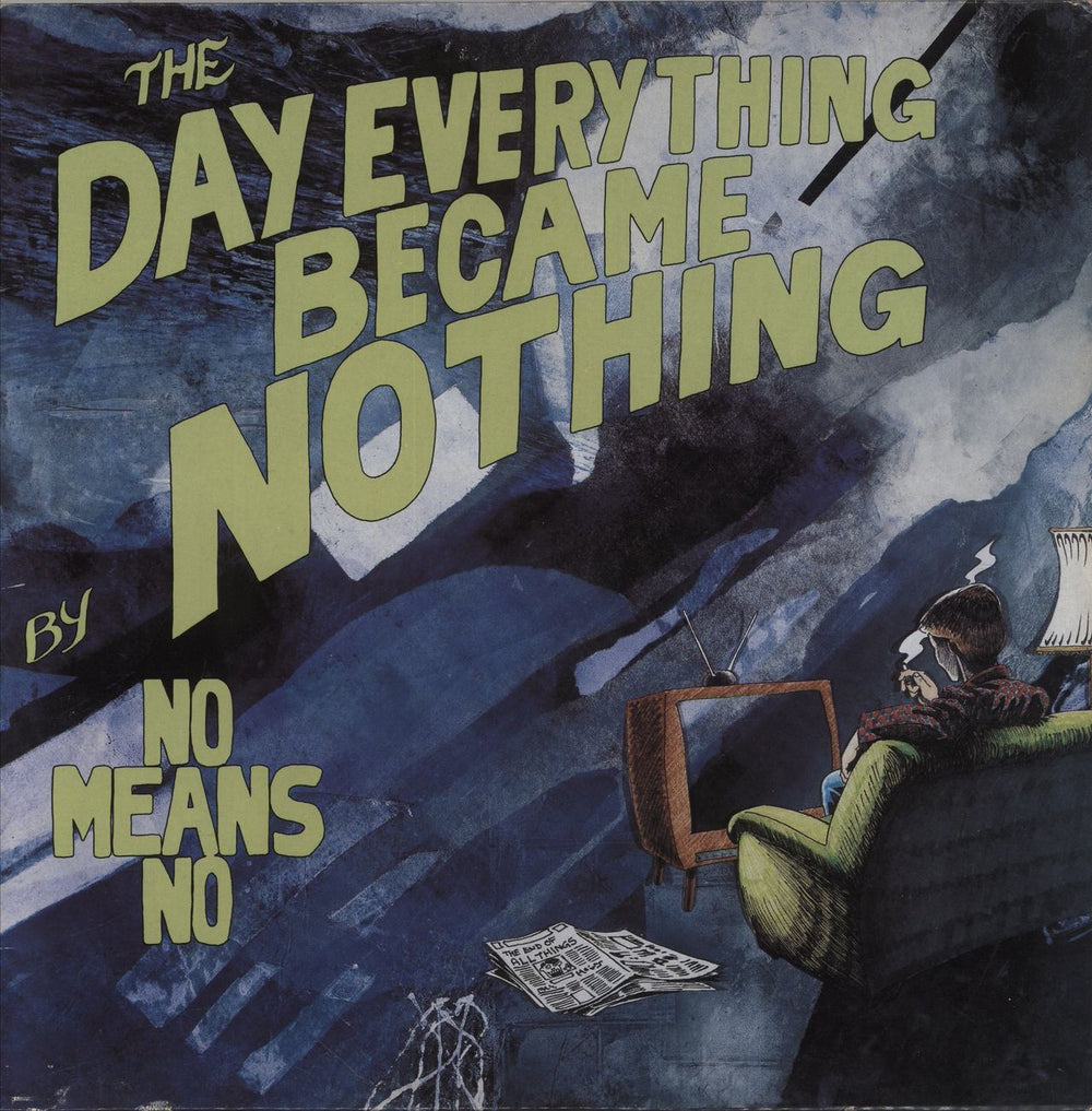 Nomeansno The Day Everything Became Nothing - EX UK 12" vinyl single (12 inch record / Maxi-single) VIRUS62