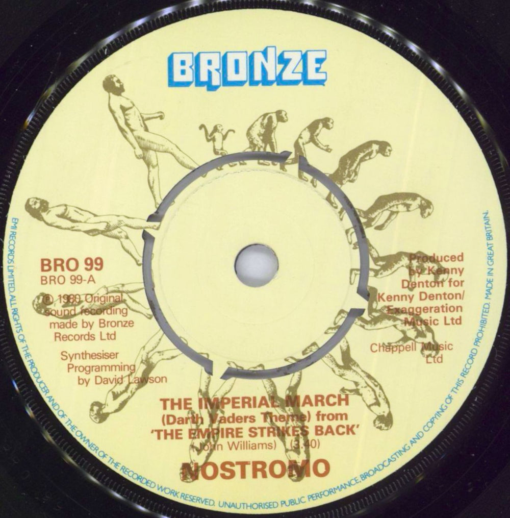 Nostromo The Imperial March UK 7" vinyl single (7 inch record / 45) NY607TH860803