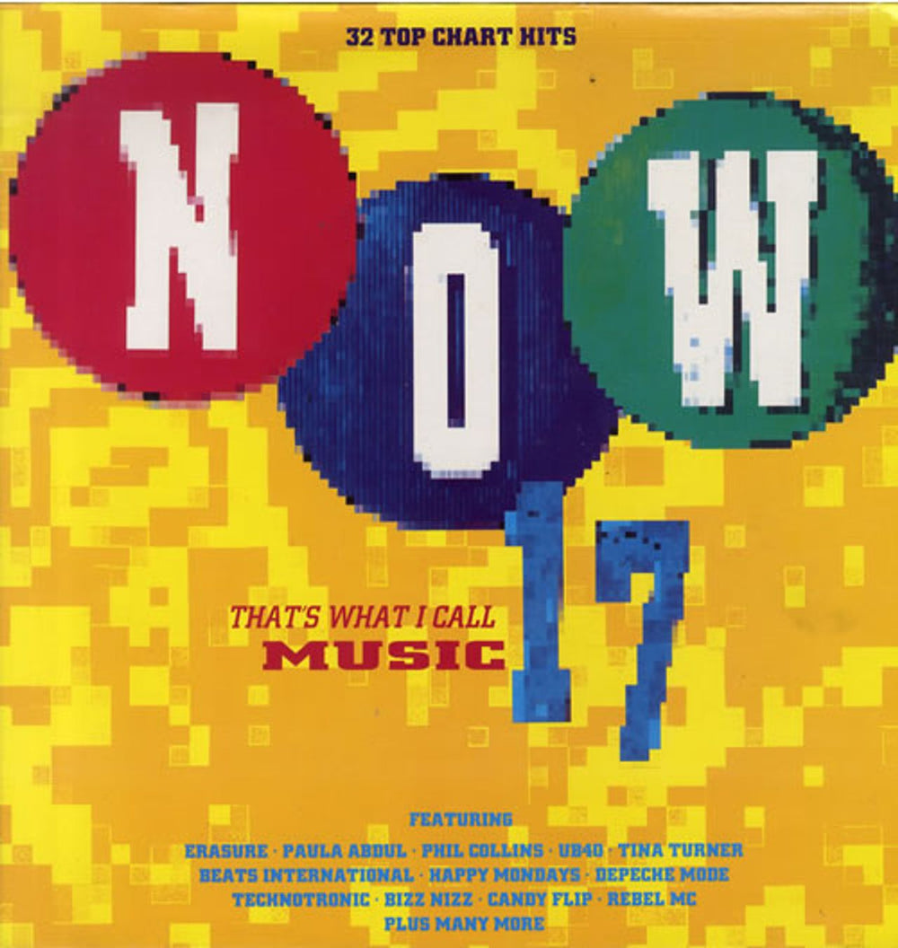 Now That's What I Call Music 17 [Seventeen] UK 2-LP vinyl record set (Double LP Album) NOW17