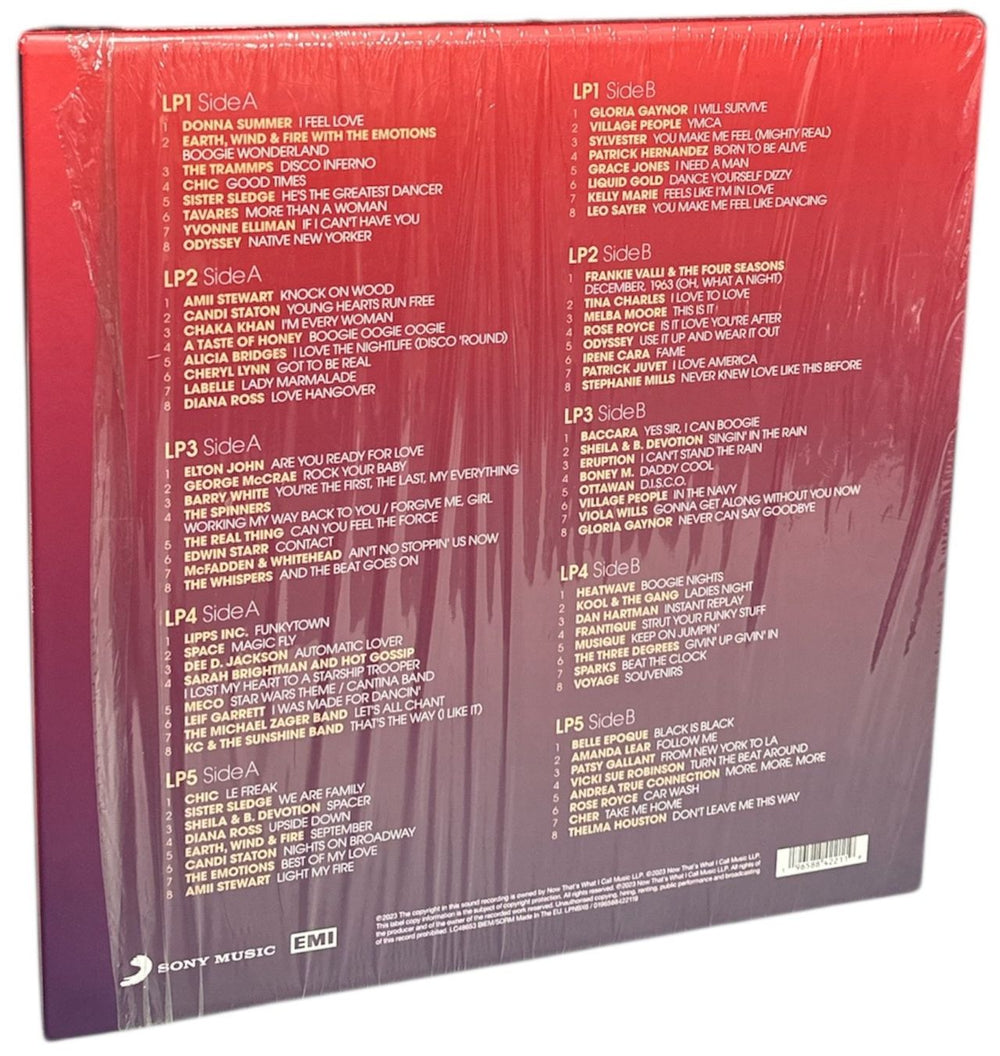 Now That's What I Call Music NOW Presents Disco - Purple Vinyl 5-LP Box Set UK Vinyl Box Set 196588422119